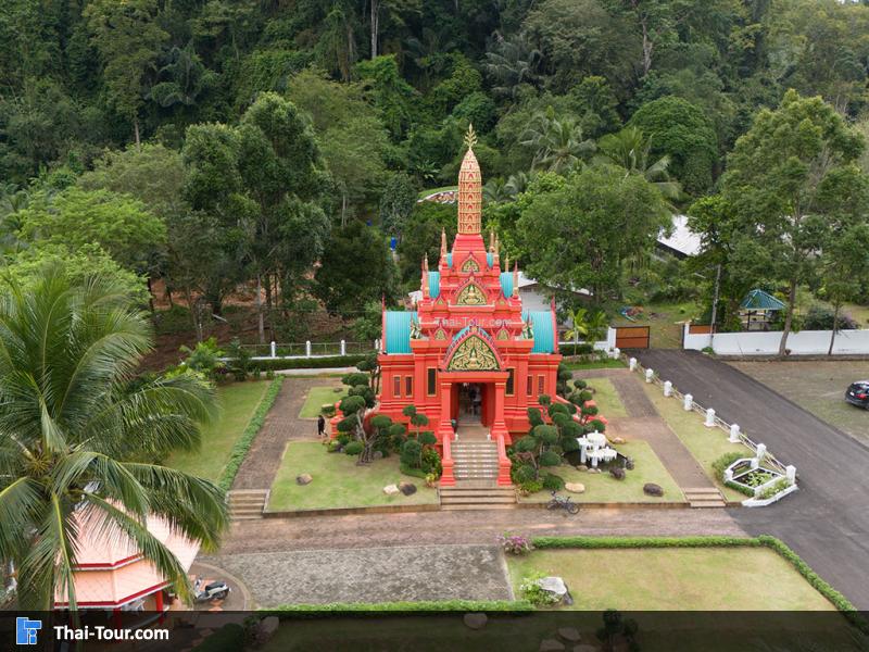 ภาพมุมสูง ศาลหลักเมืองพังงา