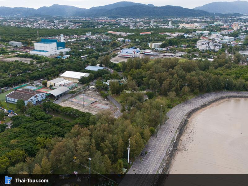 ภาพมุมสูง สะพานหิน