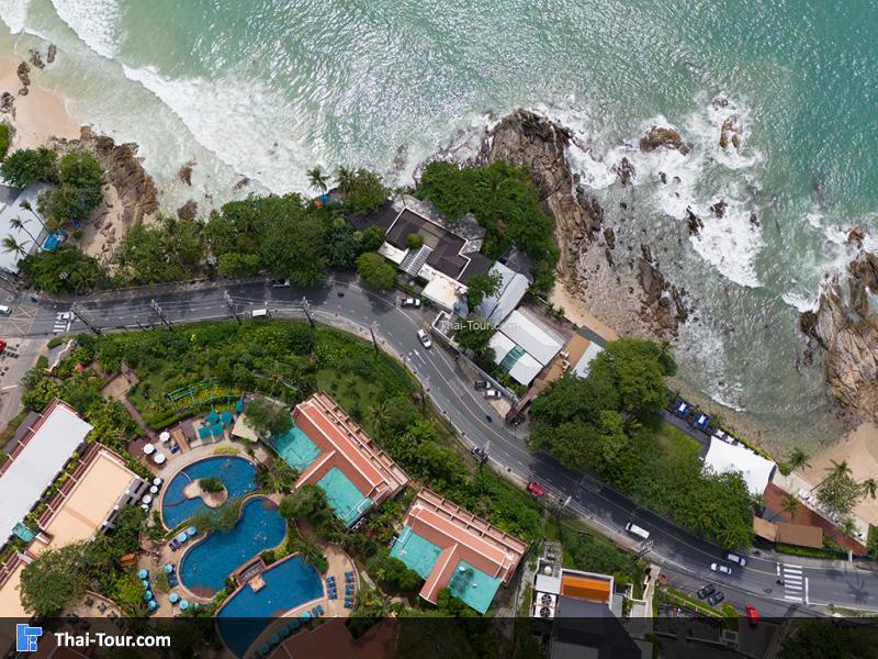 ภาพมุมสูง หาดกะหลิม