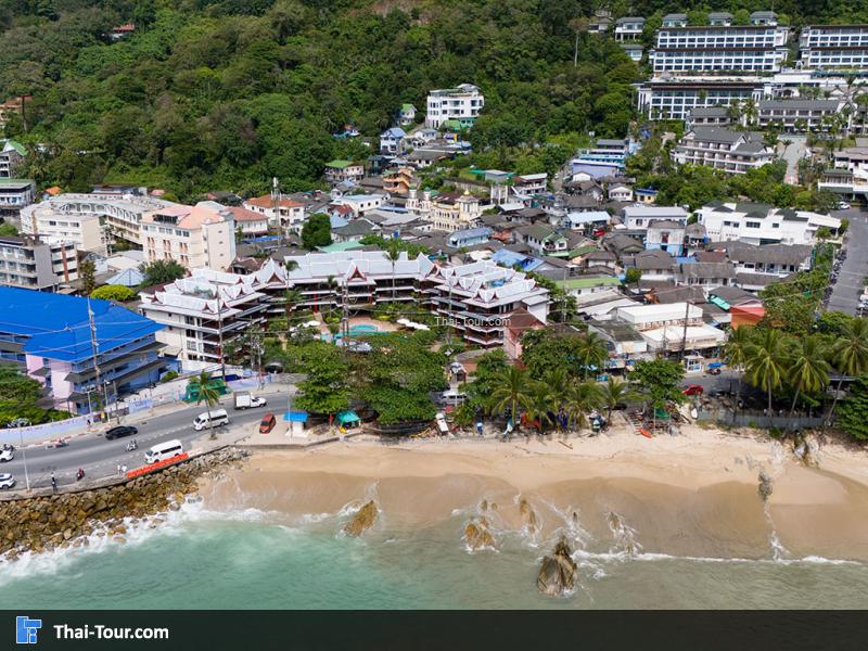 ภาพมุมสูง หาดกะหลิม