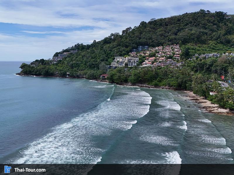 ภาพมุมสูง หาดกะหลิม