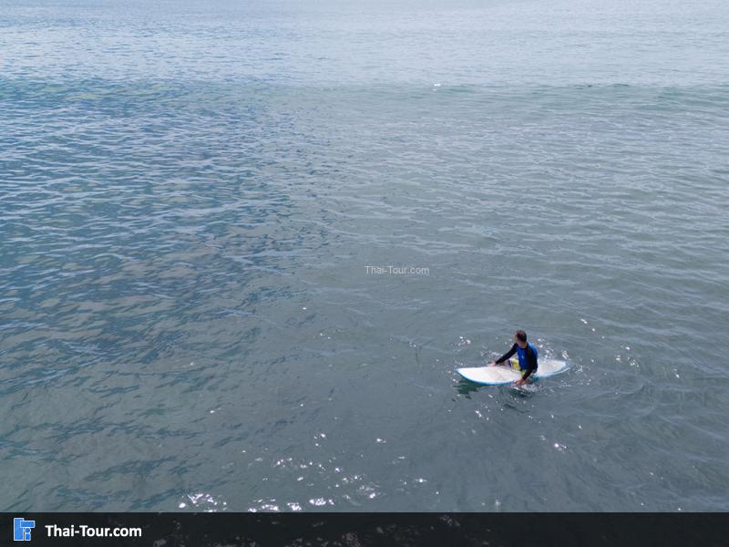 ภาพมุมสูง หาดกะหลิม