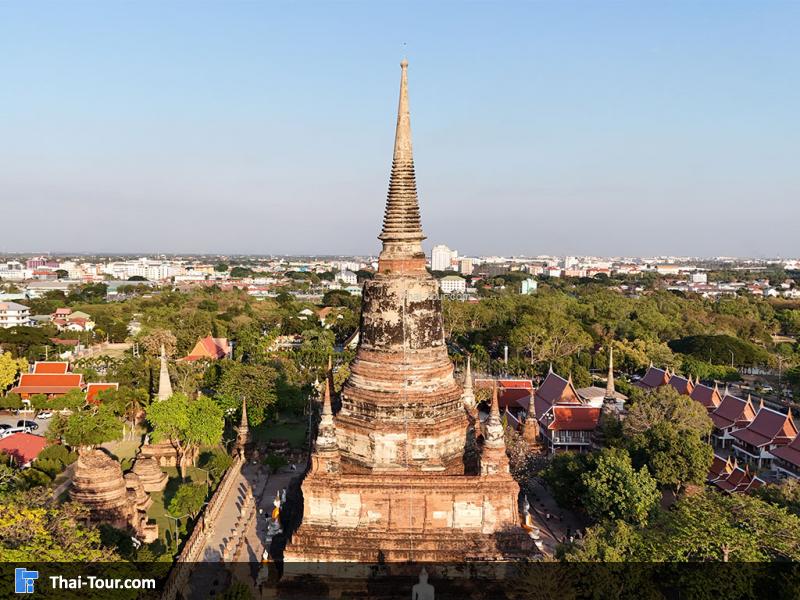 ภาพมุมสูง วัดใหญ่ชัยมงคล