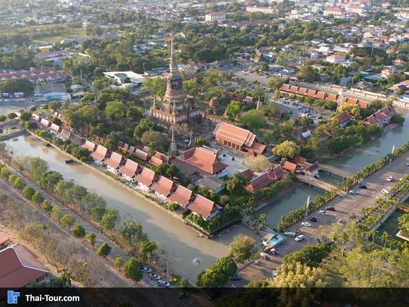 ภาพมุมสูง วัดใหญ่ชัยมงคล