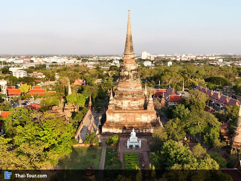 ภาพมุมสูง วัดใหญ่ชัยมงคล