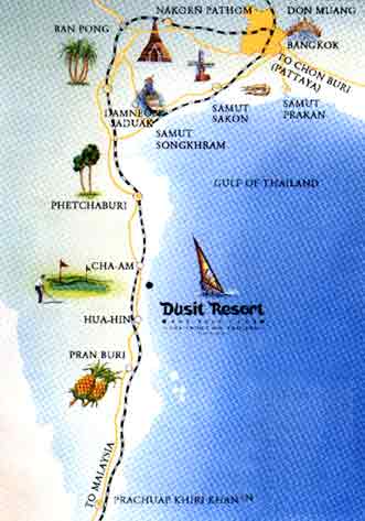 Dusit Resort and Polo Club : Map