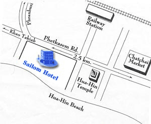 Map of Saillom Hotel