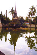 Chedi on water