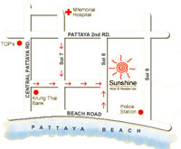 Sunshine hotel & residences Map