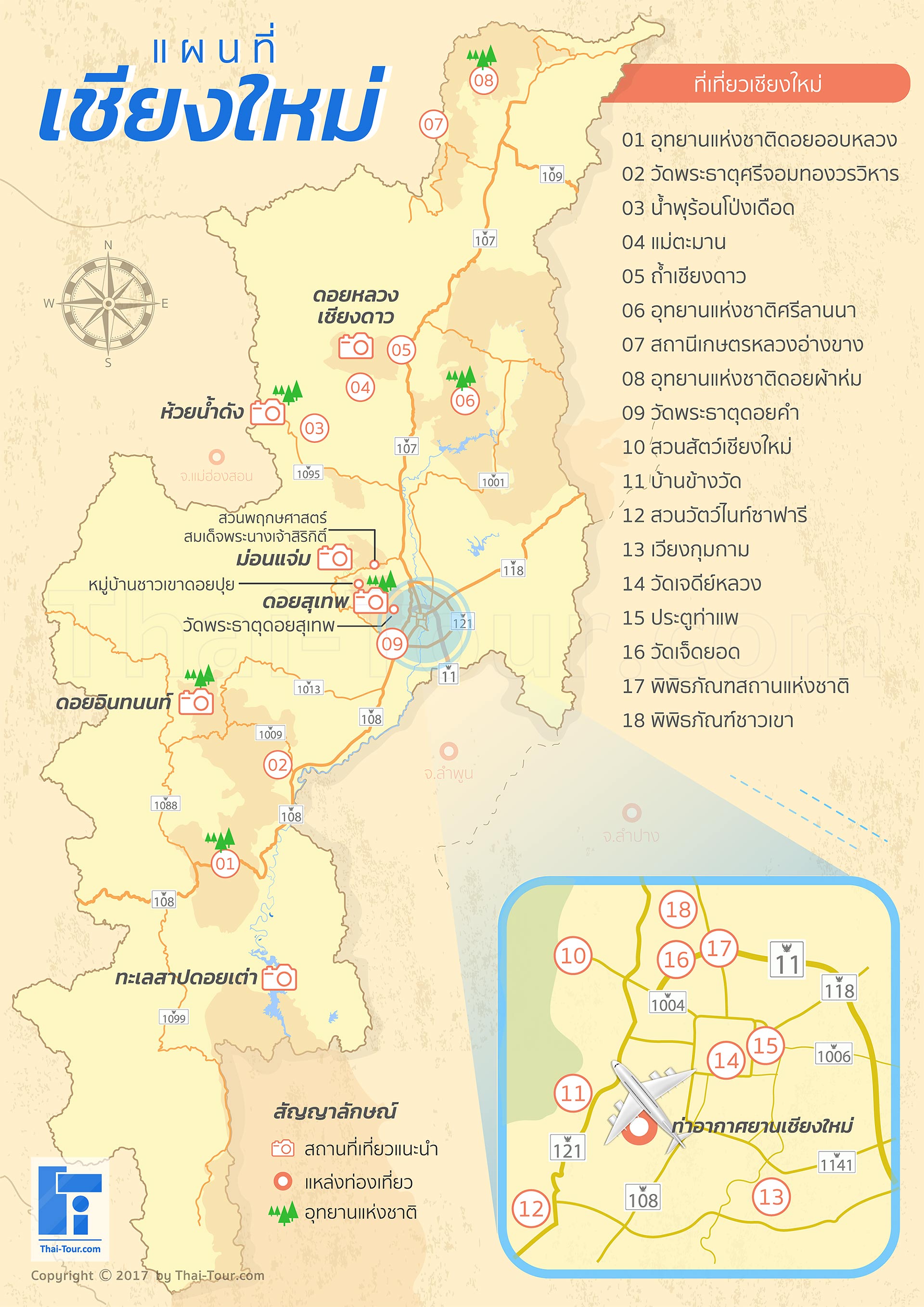 Chiangmai Map