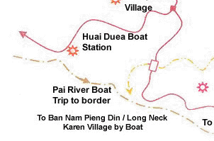 Fern Resort : Map Nature Trail Around Fern Resort