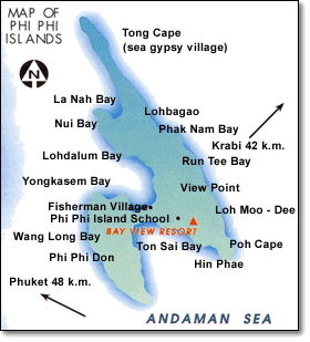 Map of Bay View Resort
