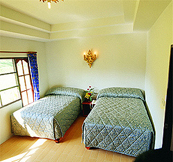 Twin bed room