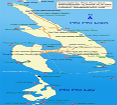 Map of Phi Phi Relax Beach Resort