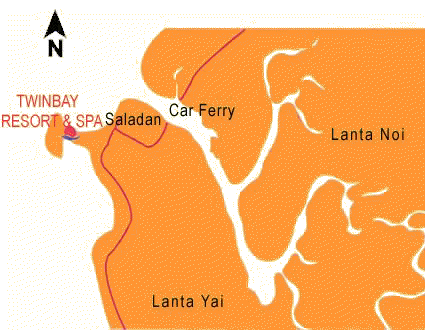 Twinbay Resort & Spa - Map