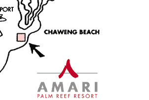 Amari Palm Reef Resort Samui : Map
